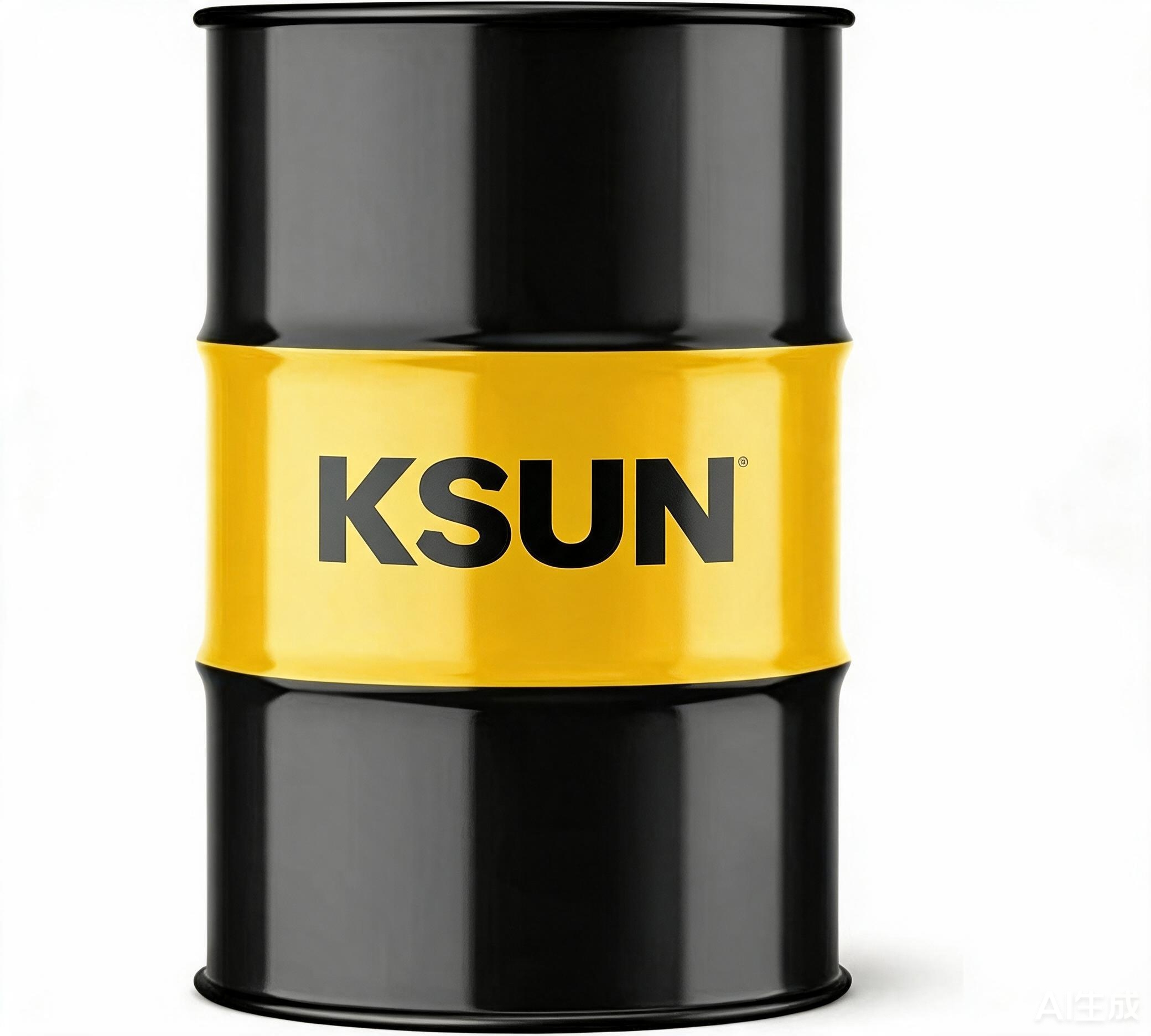 KSUN gasoline engine oil drum packaging